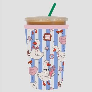 Silly goose millennial iced coffee sleeve